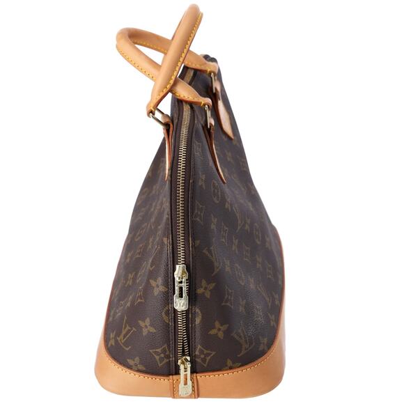 Louis Vuitton Alma Monogram Handbag M51130 Brown Canvas - Picture 6 of 7